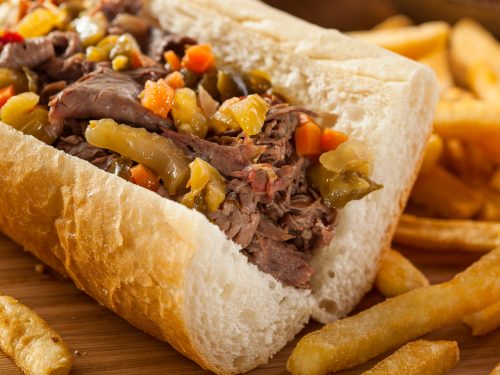 Hearty Italian Beef Sandwich