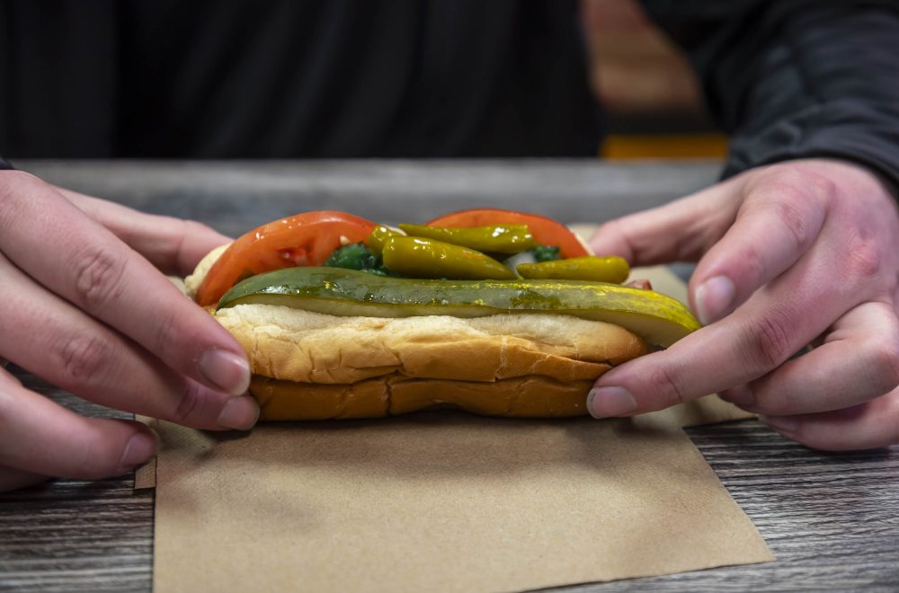 Sandwich close up during Chicago Food and Culture Tour