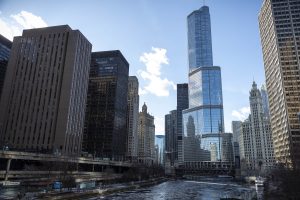 View of skyscrapers during Chicago Food and Culture Tour