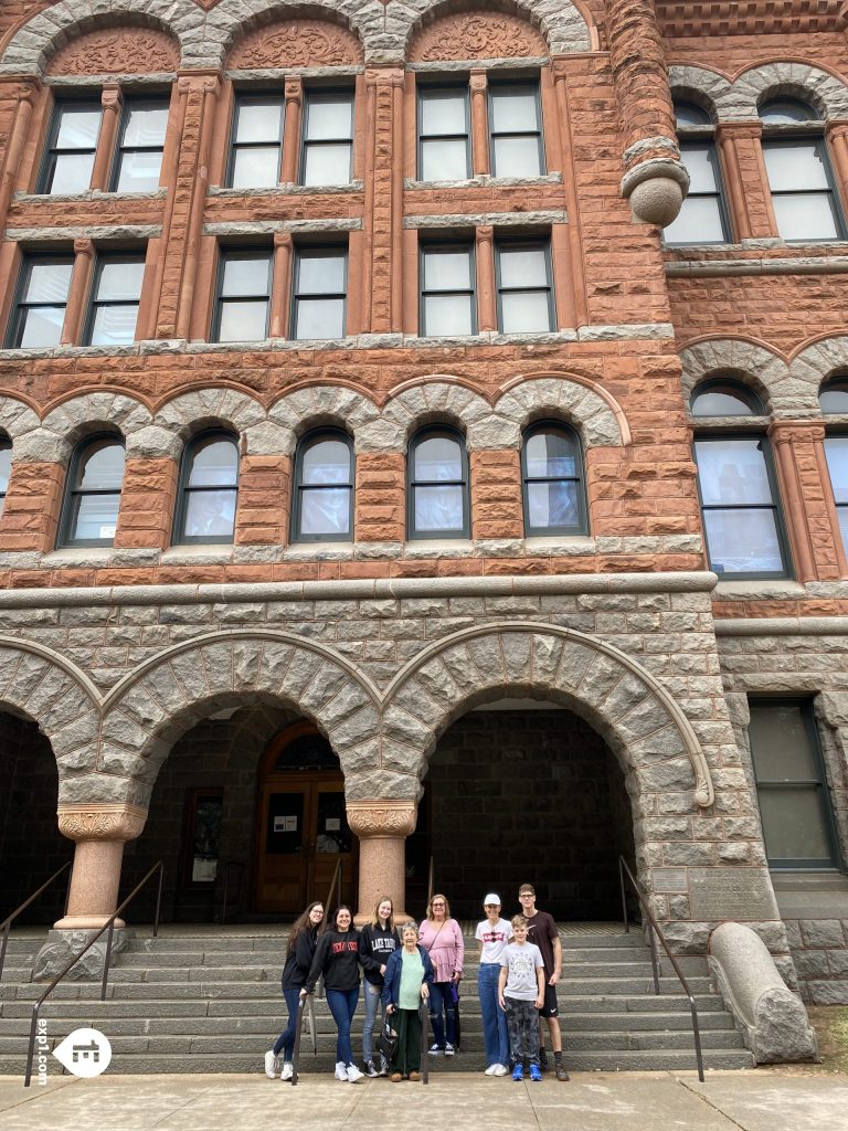 Group photo JFK Assassination Tour on 2 January 2023 with McKenzie