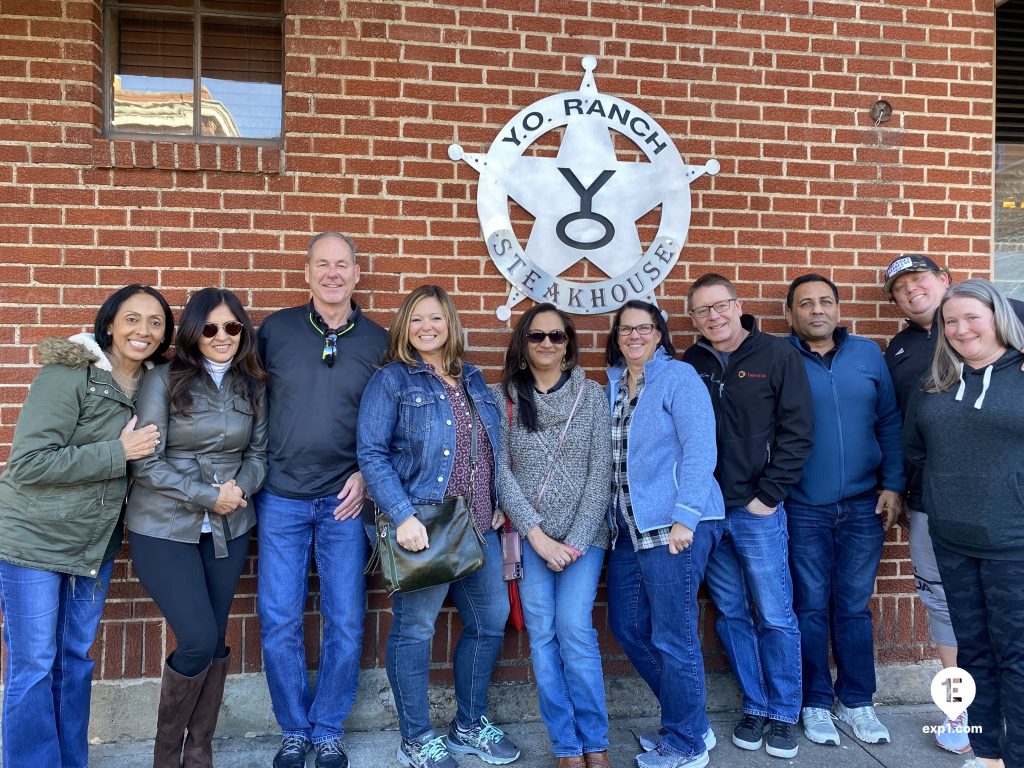 Group photo Dallas Food and Culture Tour on 14 January 2023 with McKenzie