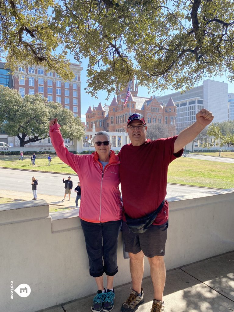 Group photo JFK Assassination Tour on 15 February 2023 with McKenzie