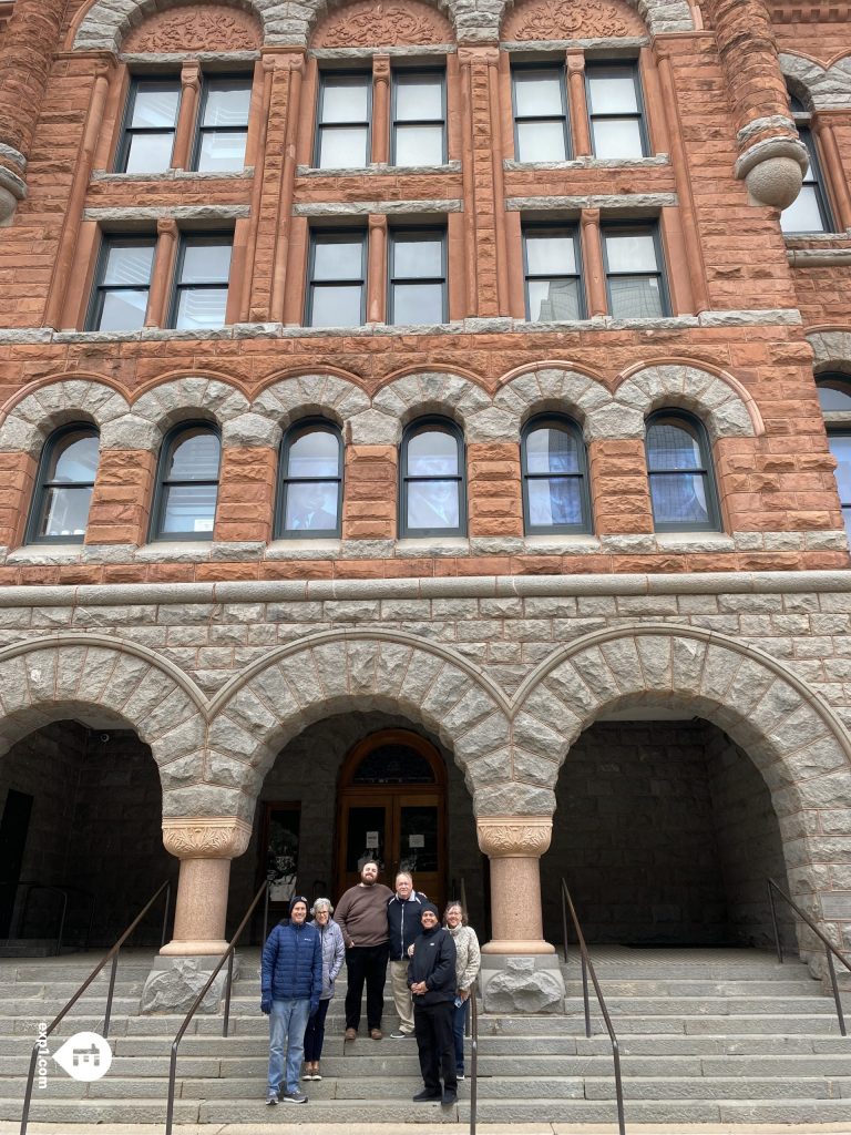 Group photo JFK Assassination Tour on 16 February 2023 with McKenzie