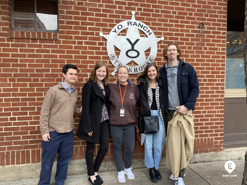 Group photo Dallas Food and Culture Tour on 25 February 2023 with McKenzie