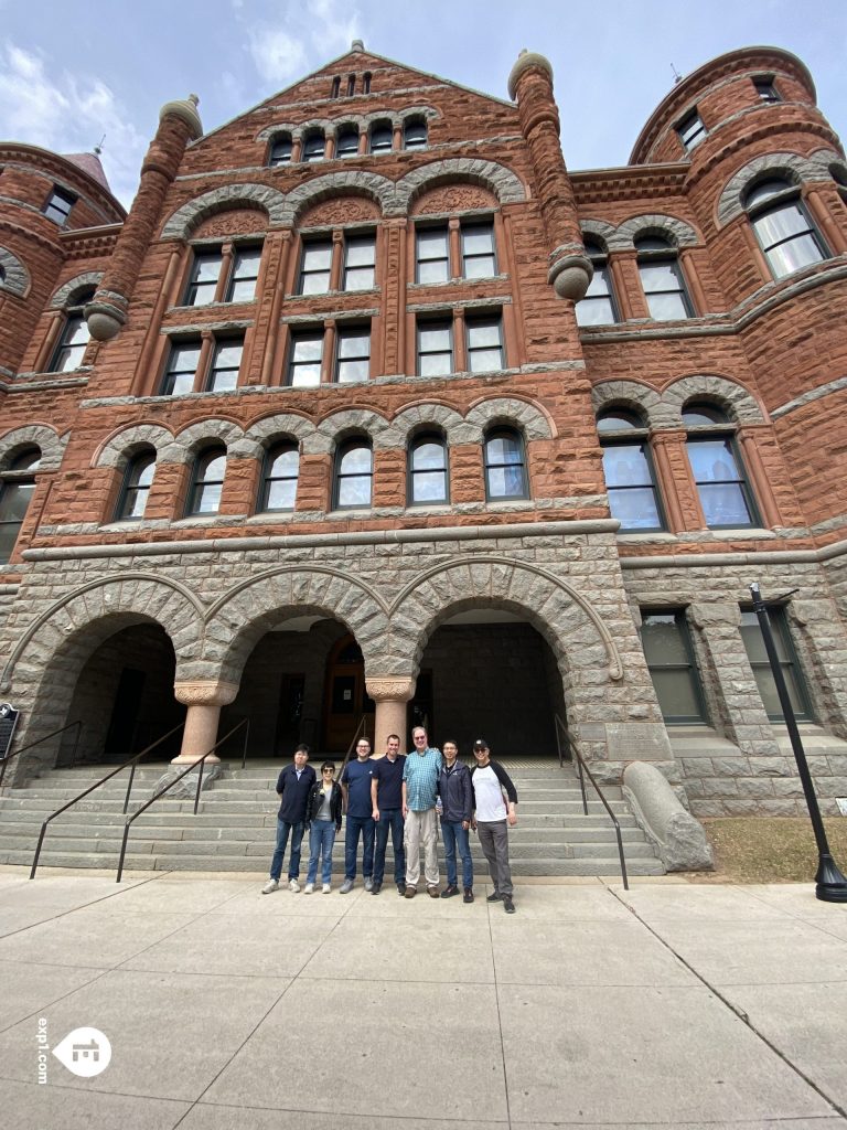 Group photo JFK Assassination Tour on 4 May 2023 with McKenzie