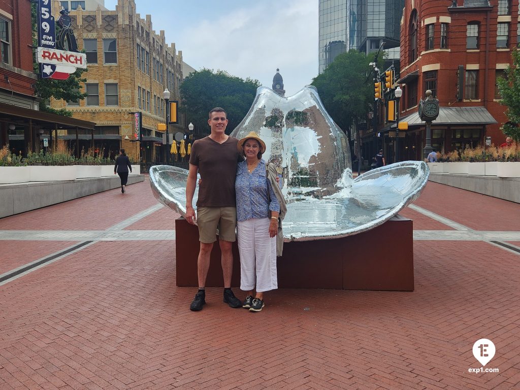 Group photo JFK Assassination Tour on 14 June 2023 with Marina