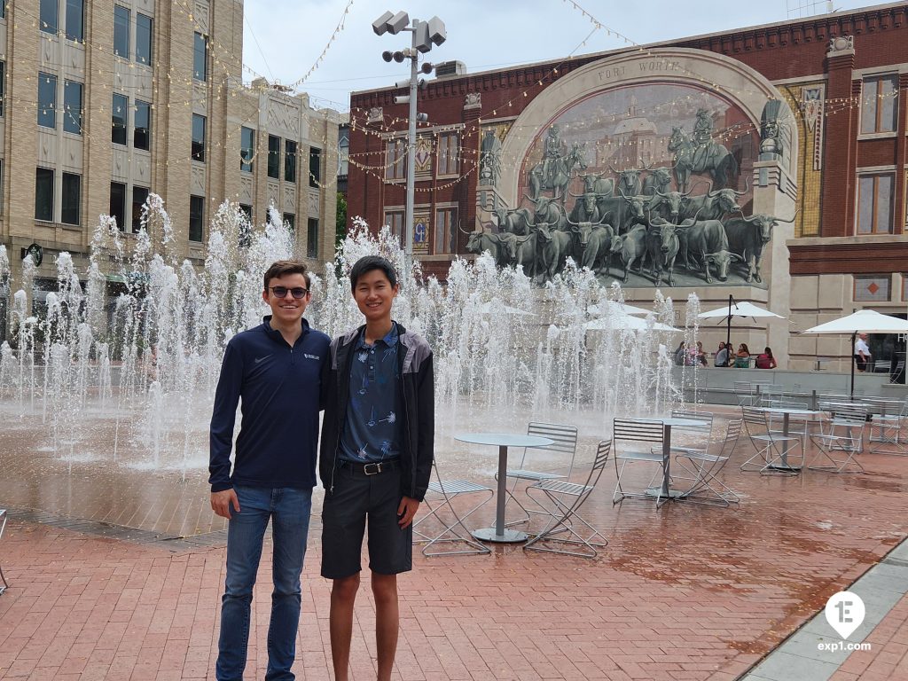 Group photo JFK Assassination Tour on 16 July 2023 with Marina