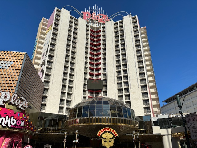 Carousel Bar outside the Plaza Hotel in Las Vegas