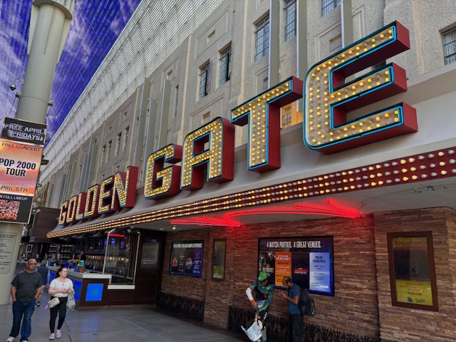 Golden Gate Hotel & Casino on Fremont Street tour in Las Vegas
