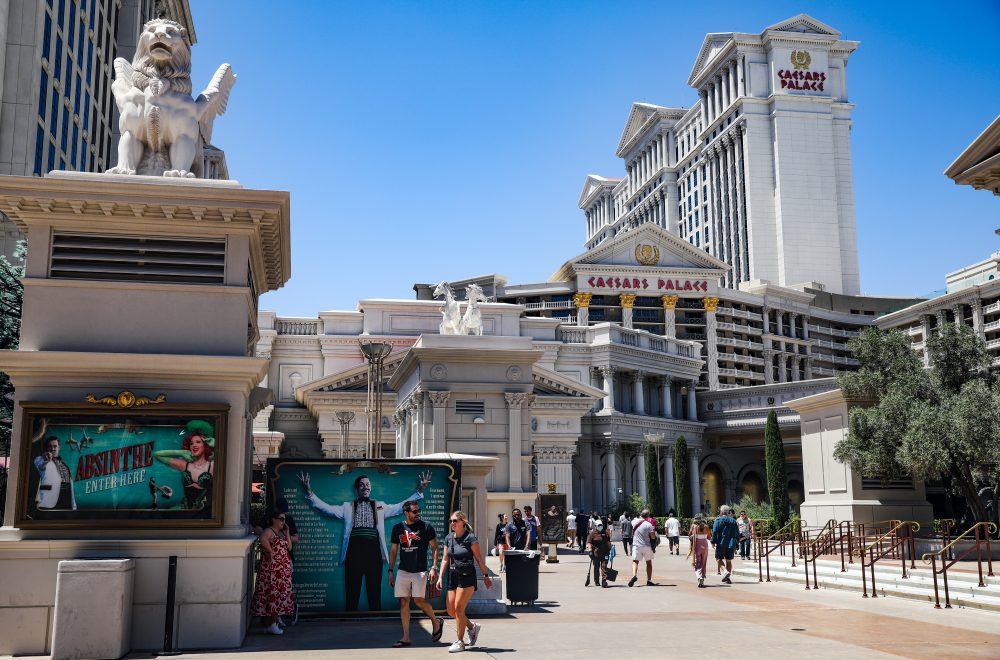Caesars Palace Outdoors Shot during Mid-Strip Tour in Las Vegas