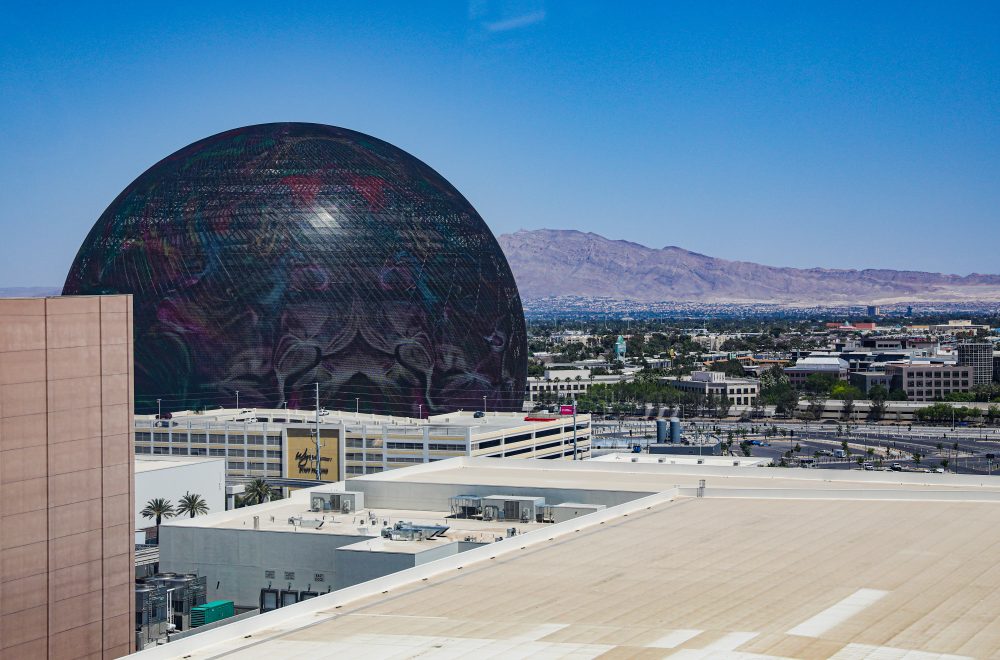View of the Sphere in Mid-Strip Tour in Las Vegas