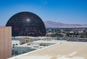 View of the Sphere in Mid-Strip Tour in Las Vegas