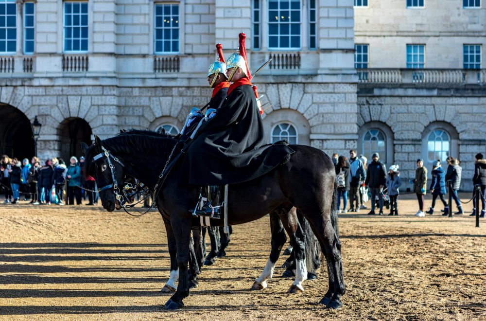 Horse Guards on London walking tour