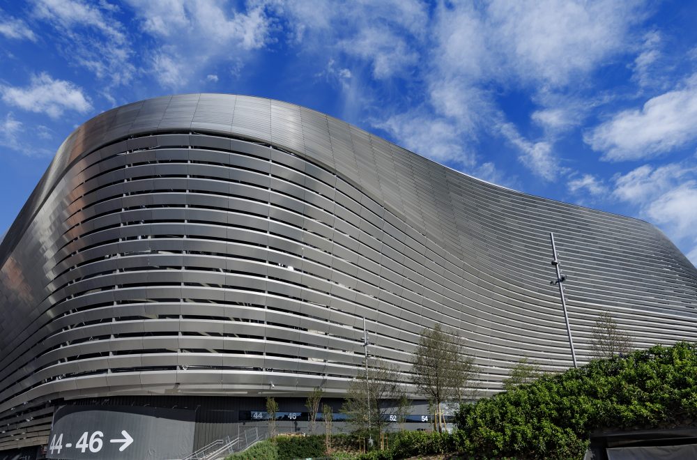 Panoramic view of Real Madrid Stadium