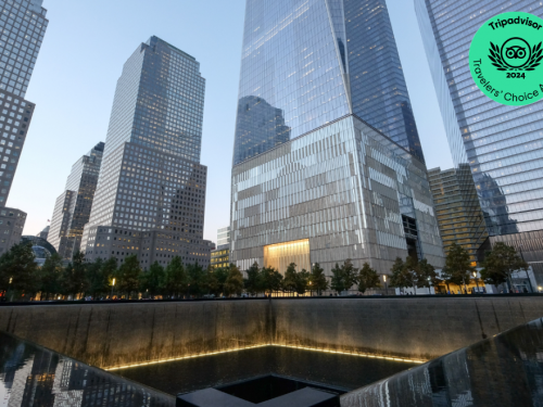 911 Ground Zero Memorial with TripAdvisor logo