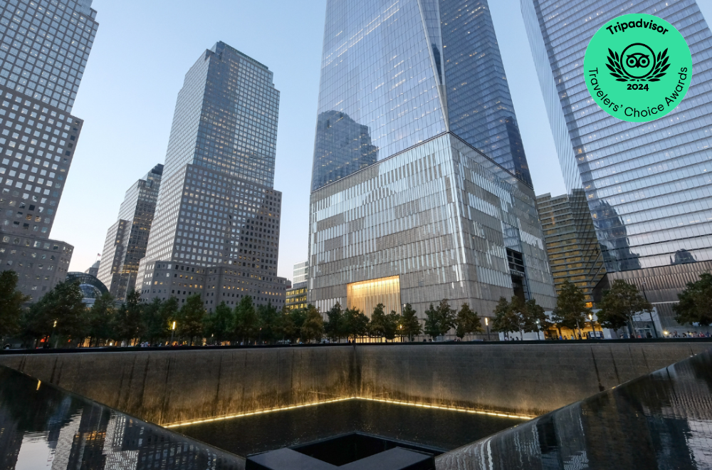 911 Ground Zero Memorial with TripAdvisor logo