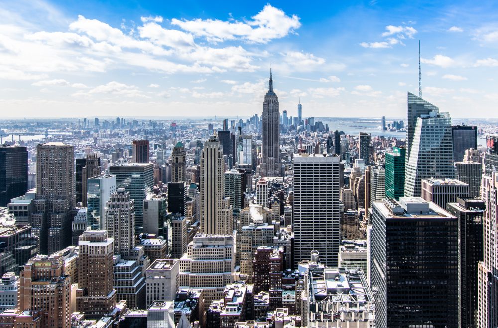 NYC aerial view