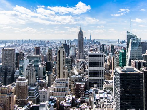 NYC aerial view