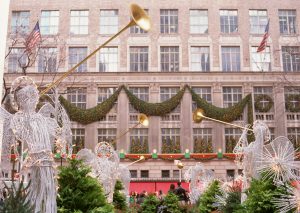 Christmas decorations at Rockefeller Center