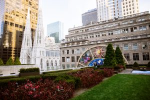 Rooftop Gardens during winter at Rockefeller Plaza