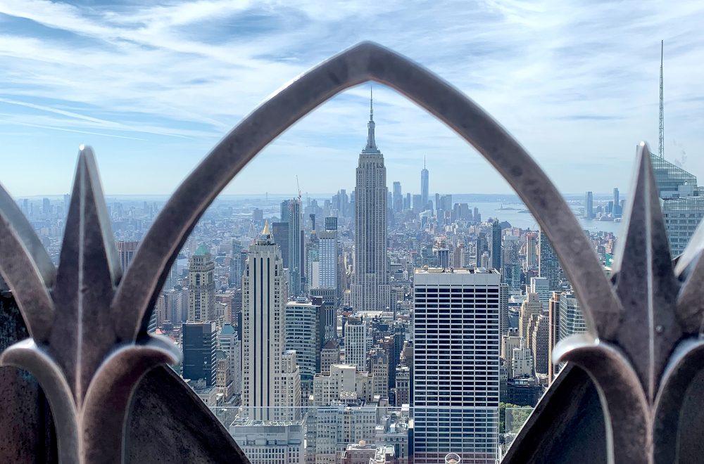 View of New York cityscape during day time from Top of the Rock