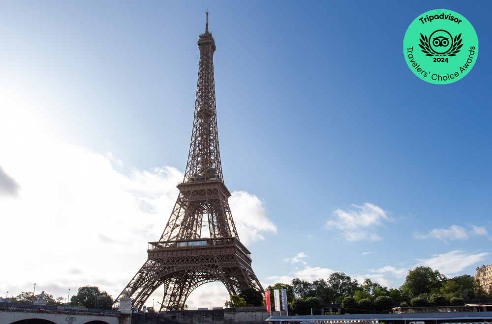 Eiffel Tower Guided Tour with TripAdvisor logo