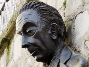 Statue du Passe Muraille during Montmartre Walking Tour