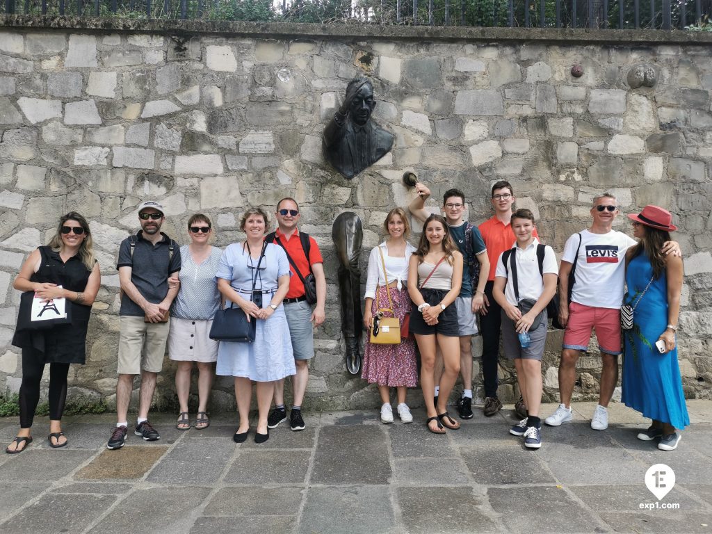 Group photo Eiffel Tower Tour on 11 August 2021 with Hafid