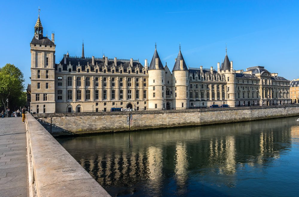 Castle Conciergerie during Notre Dame tour in Paris