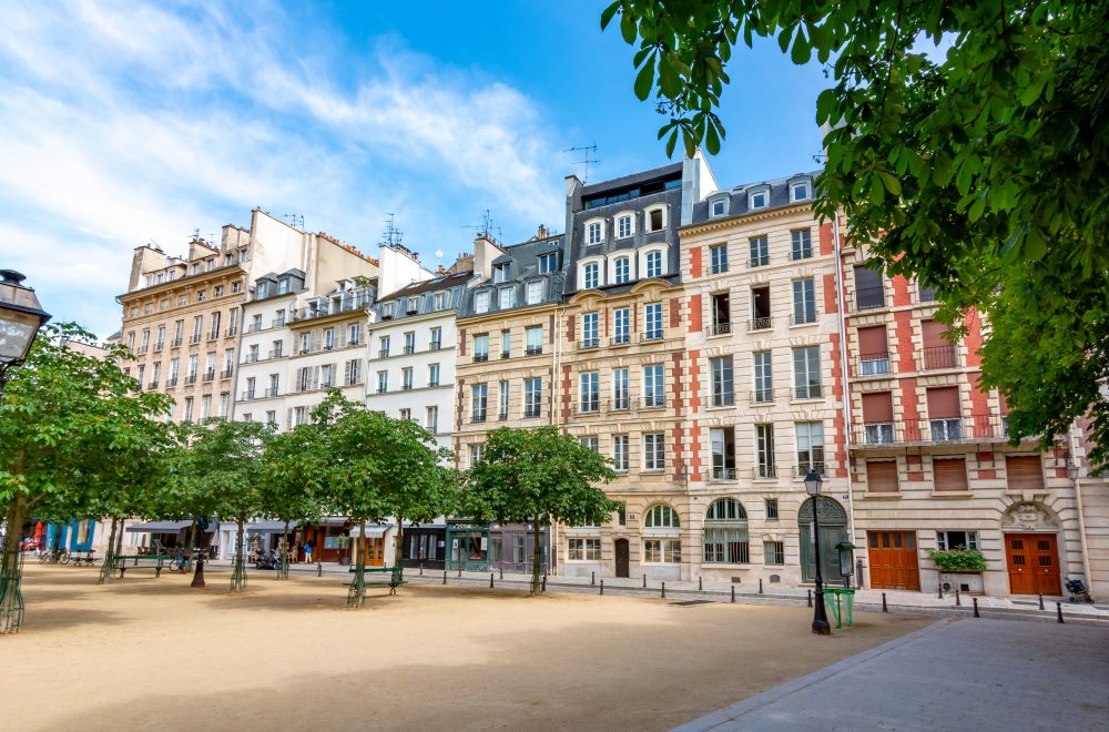 Dauphine square in Paris