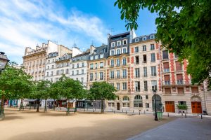 Dauphine square in Paris