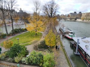 Square du Vert-Galant Autumn winter Paris