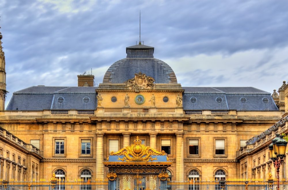 The Palais de Justice in Paris, France