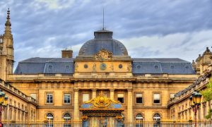 The Palais de Justice in Paris, France