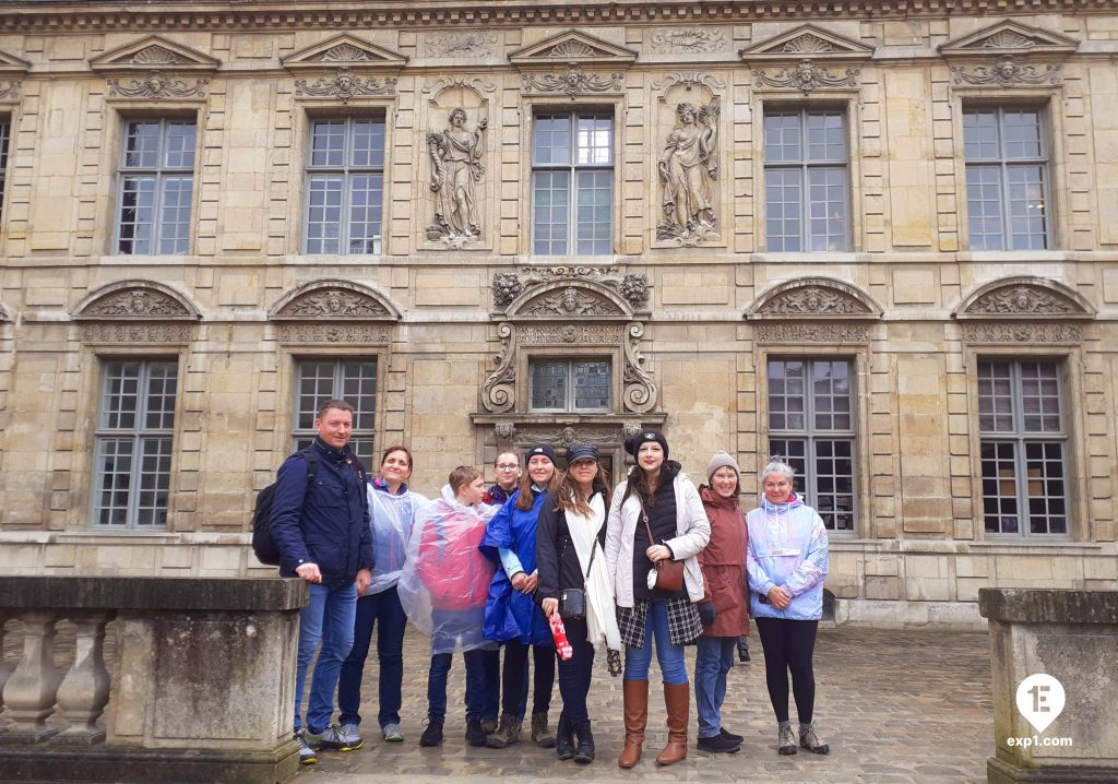 Group photo Le Marais Walking Tour on 9 April 2022 with Monika