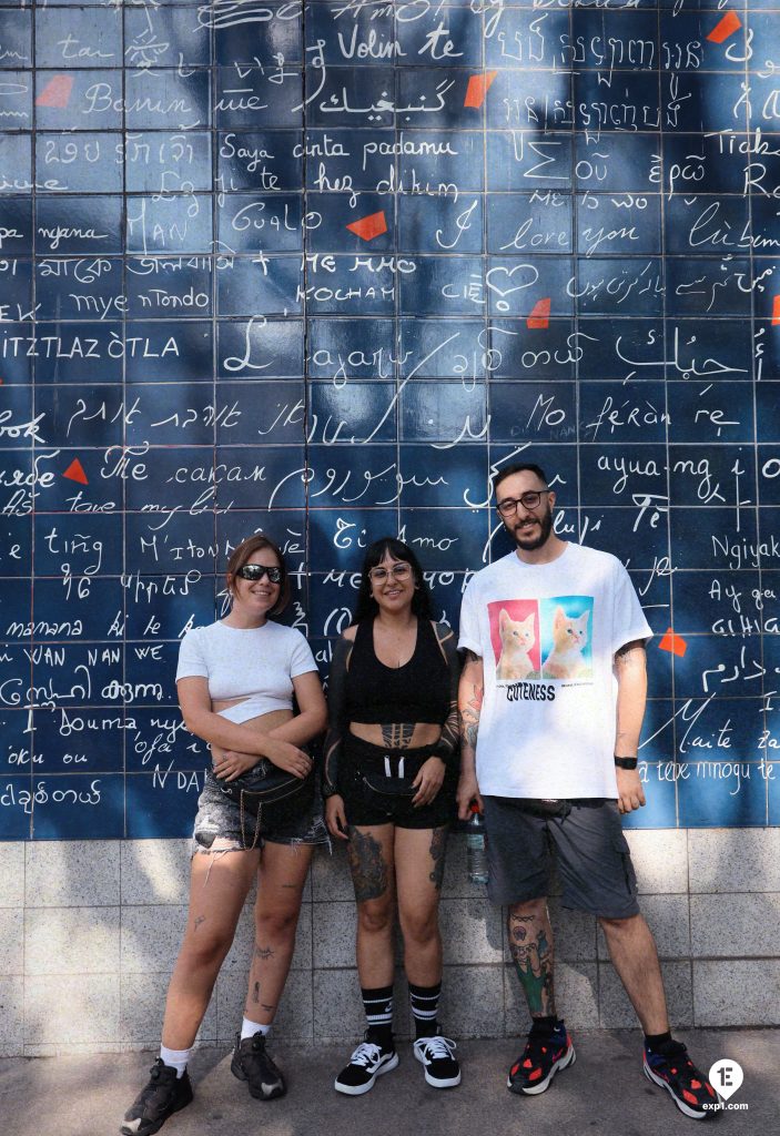 Group photo Montmartre Walking Tour on 19 September 2022 with Amira