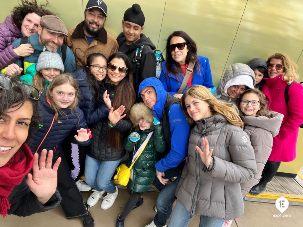 Group photo Eiffel Tower Guided Climb by Stairs on Apr 20, 2023 with Rawda