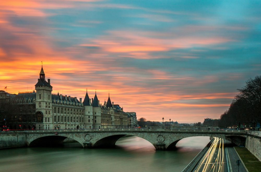 Conciergerie at sunset on Paris ghost tour