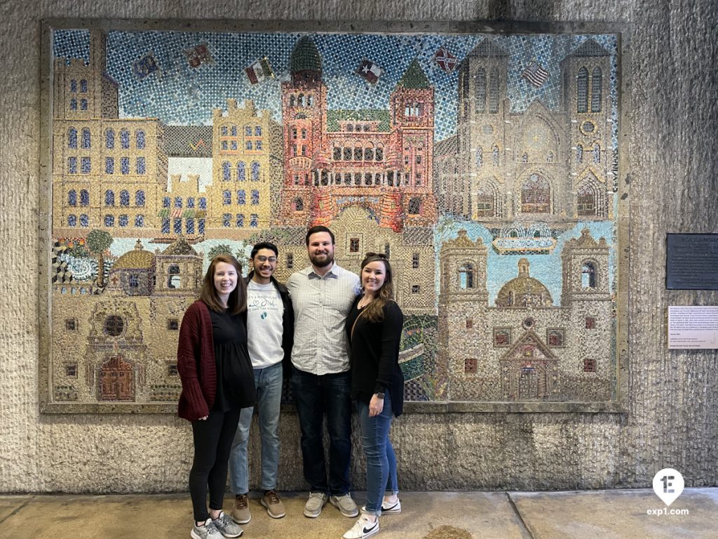 Group photo Historic Downtown San Antonio Food and Culture Tour on Jan 6, 2024 with Aubree