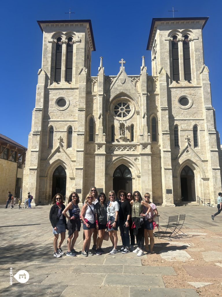 Group photo Historic Downtown San Antonio Food and Culture Tour on Feb 23, 2024 with Gina