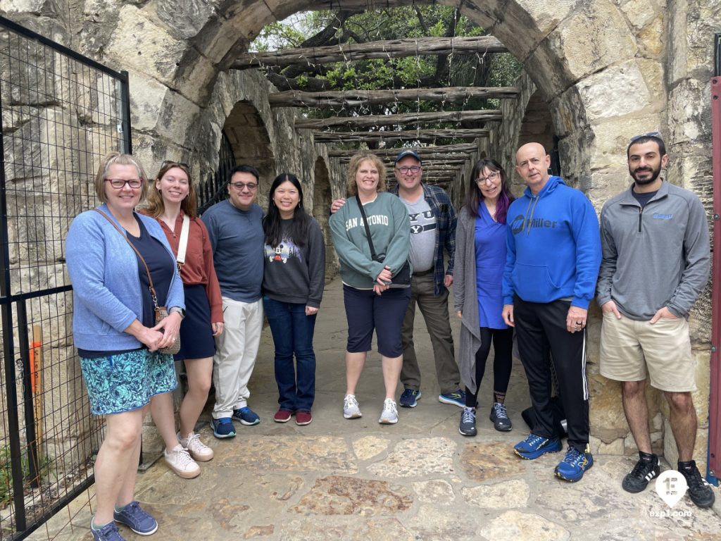 Group photo Historic Downtown San Antonio Food and Culture Tour on Mar 24, 2024 with Aubree