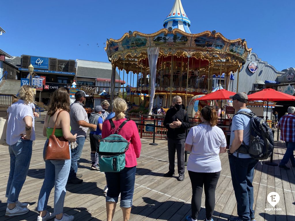 Group photo Fishermans Wharf Tour on 14 June 2021 with Dara