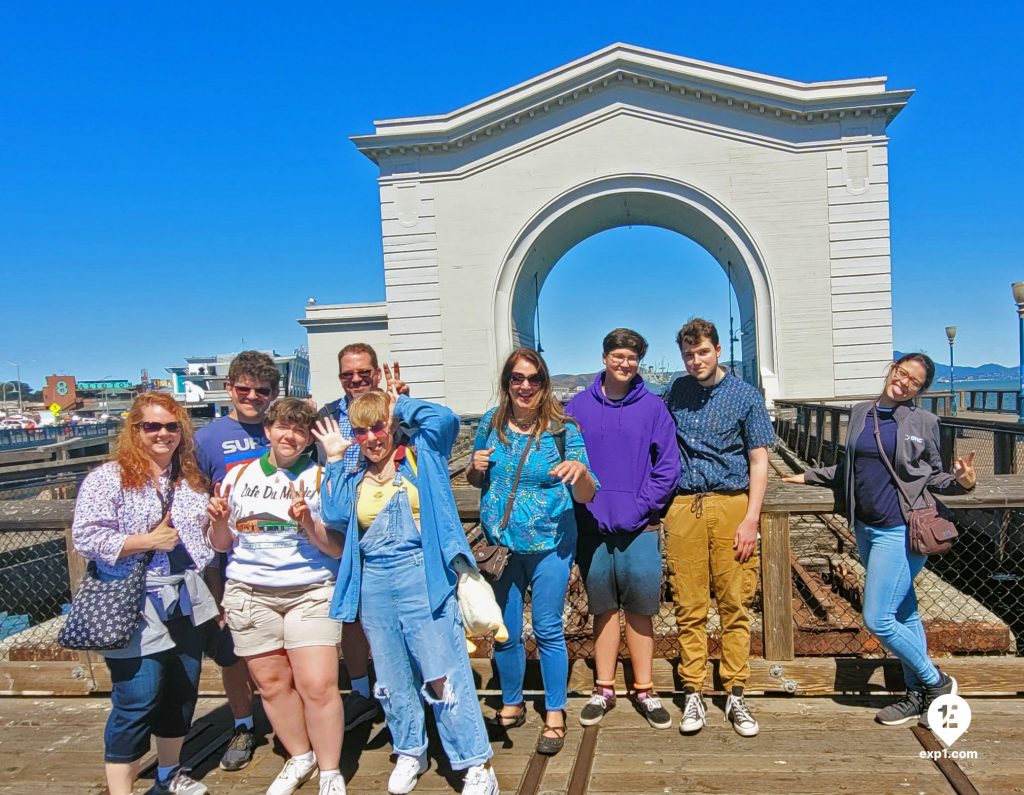 Group photo Fishermans Wharf Tour on 24 June 2021 with Chet