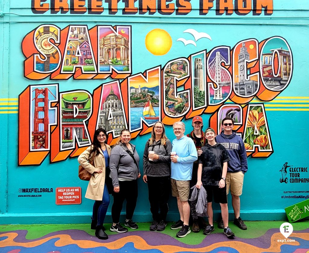 Group photo Fishermans Wharf Tour on 28 June 2021 with Chet