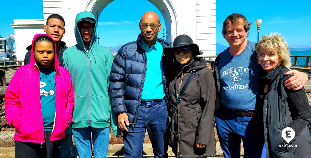 Group photo Fishermans Wharf Tour on 7 June 2021 with Chet