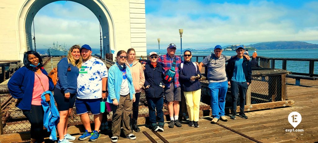 Group photo Fishermans Wharf Tour on 25 July 2021 with Chet