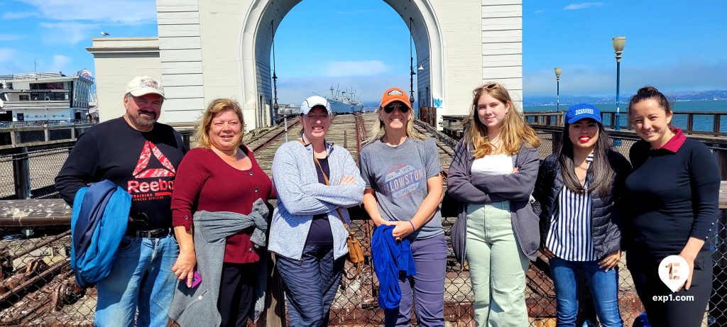 Group photo Fishermans Wharf Tour on 28 July 2021 with Chet