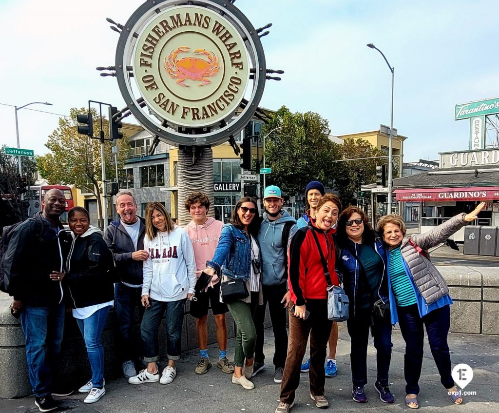 Group photo Fishermans Wharf Tour on 3 September 2021 with Chet