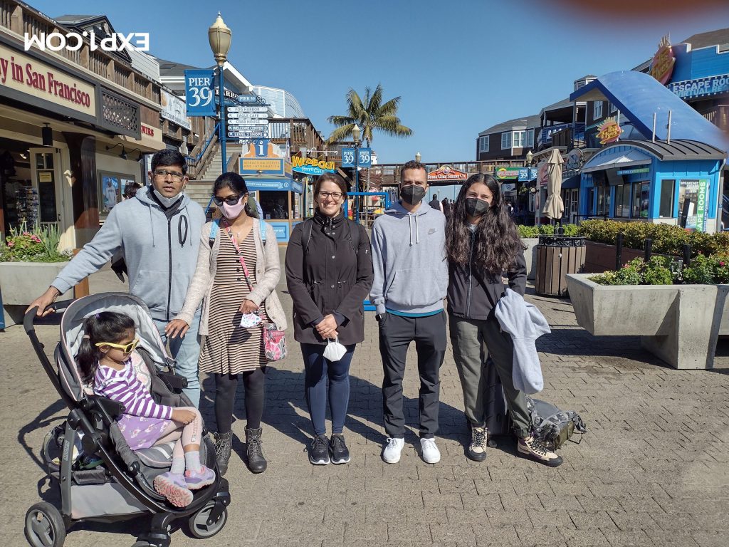 Group photo Fisherman’s Wharf Walking Tour on 25 February 2022 with Wealthy