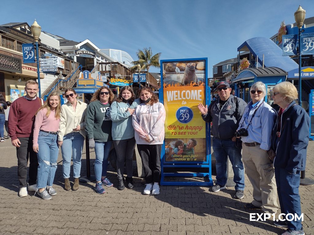 Group photo Fisherman’s Wharf Walking Tour on 14 March 2022 with Wealthy